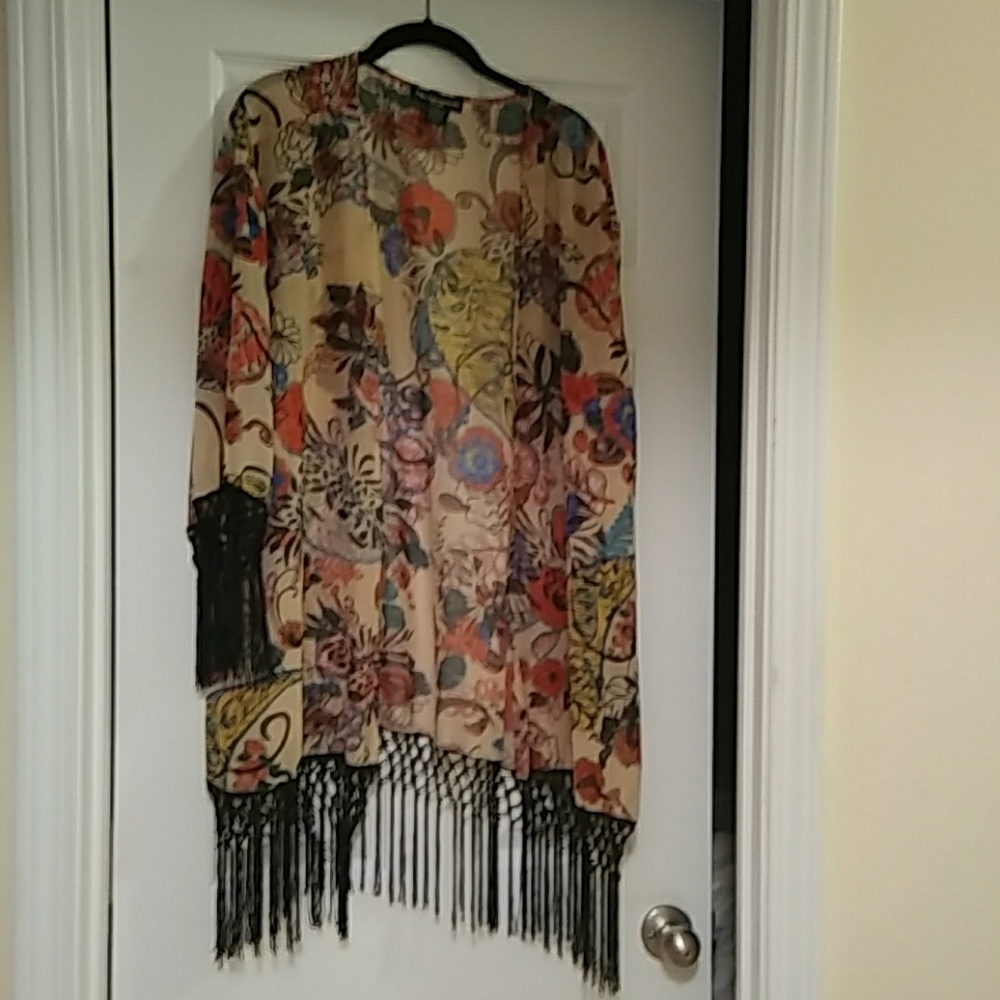 Floral coverup